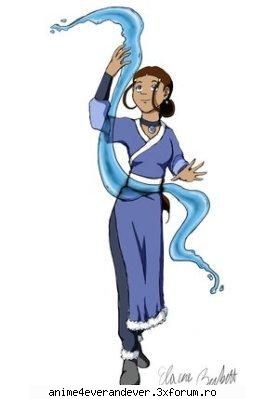 Katara - Sora lui Sokka , mai ku picioarele pe pamant de - @@ Avatar @@